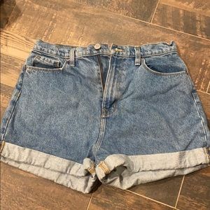 BDG High Waisted Denim Shorts